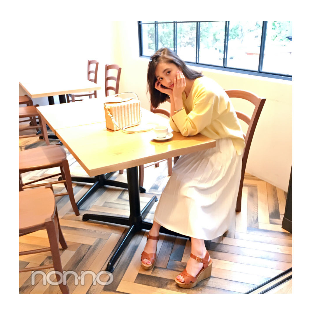 毎日コーデ★鈴木友菜はシンプルコーデを夏小物で盛り上げ!_1_1