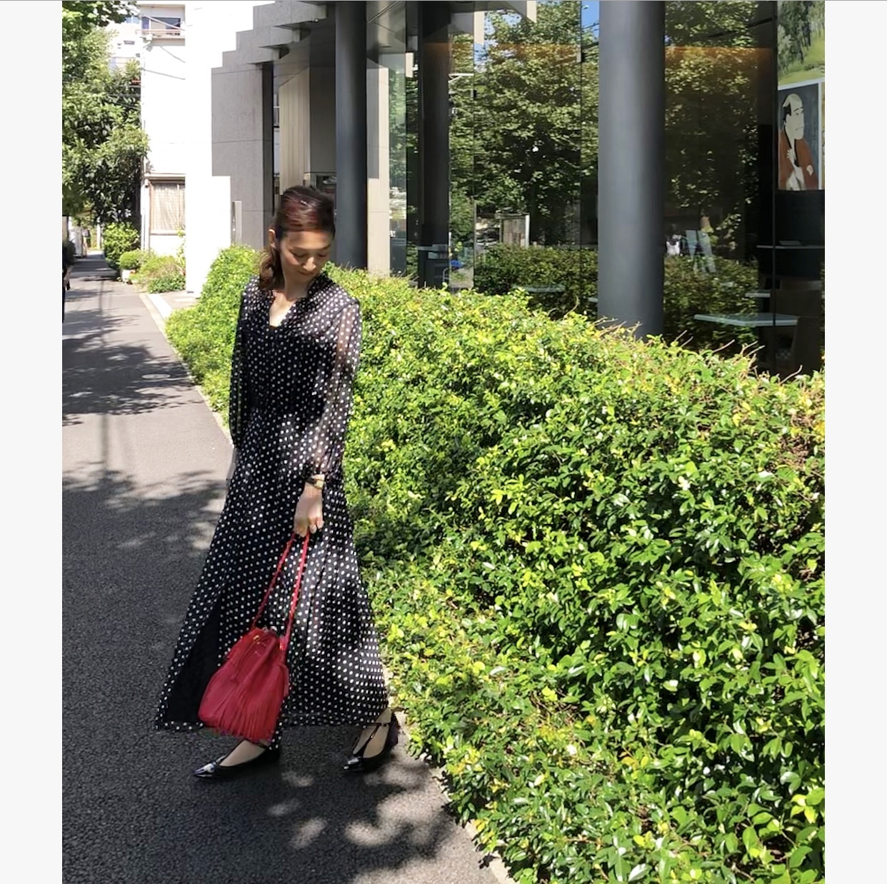 Zaraドットワンピで 山種美術館へ 華組 一色華菜子のブログ 華組ブログ Web Eclat