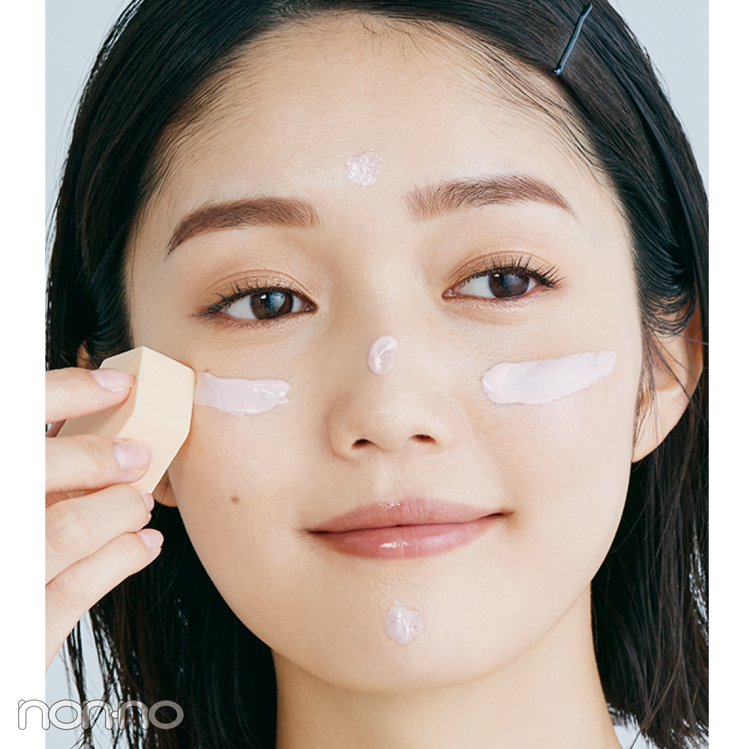 松川菜々花の好きな人の前で「崩れない」ベースメイク モデルカット5-1