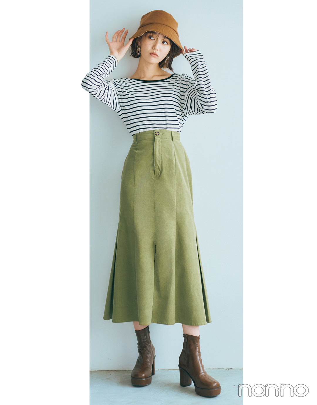 松川菜々花のはきたい靴から考える、本日のコーデ。モデルカット2−1