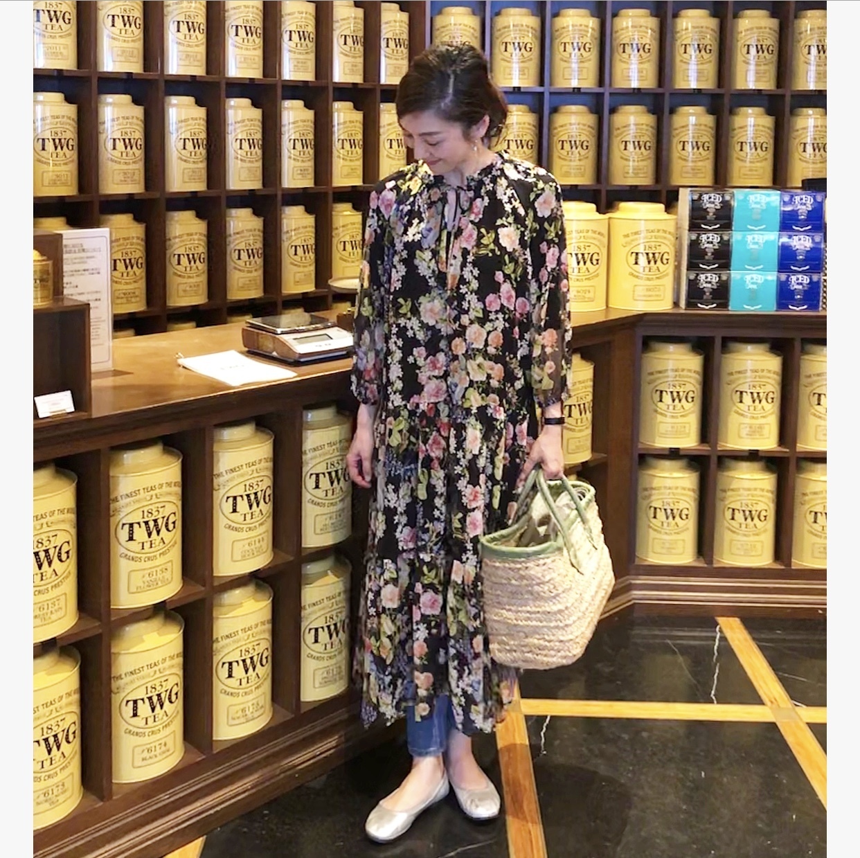 ZARAワンピースコーデ