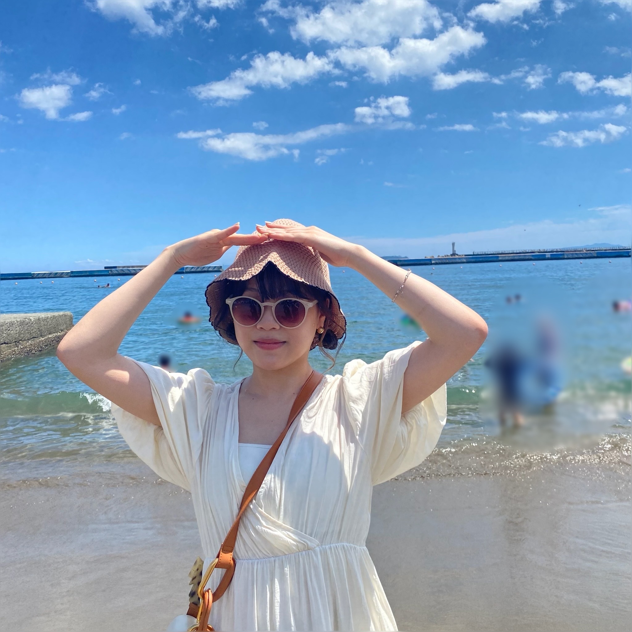海フォト お洒落に夏の思い出記録 Non No Web ファッション 美容 モデル情報を毎日お届け