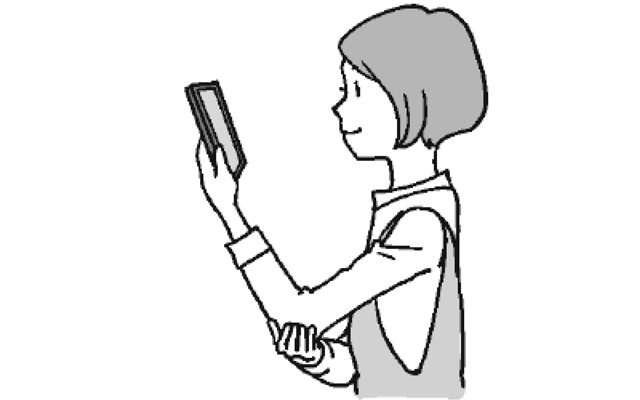 スマホの操作