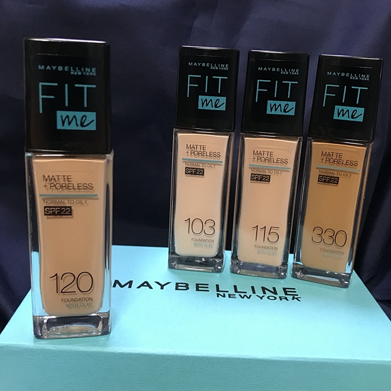 メイベリンのフィットミーファンデーションの標準色は120
