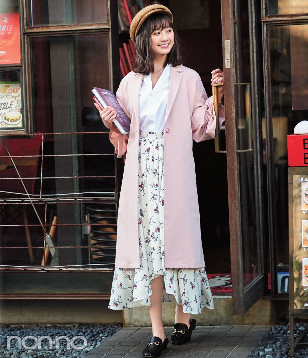 ノンノモデル鈴木友菜・春の大人っぽ着こなし、ポイントはこの3つ!_1_2