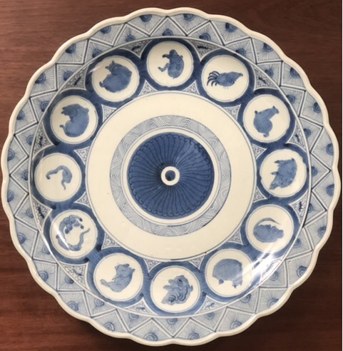 古伊万里 大皿 丸紋