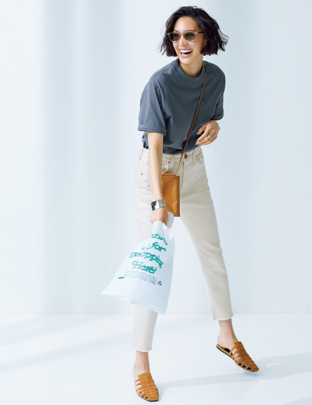 スタイリスト全員が絶賛!「ニュアンスカラーTシャツ」