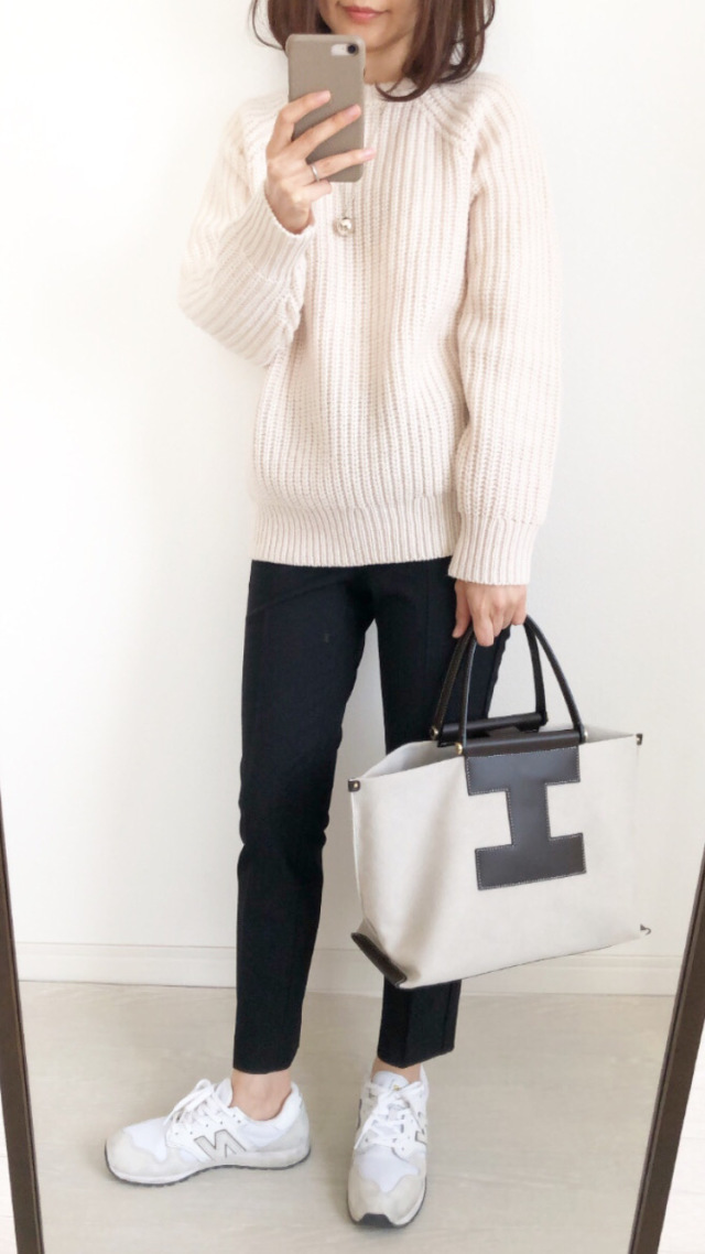 【UNIQLO U】 MEN ライトウェイトローゲージクルーネックセーター NATURAL