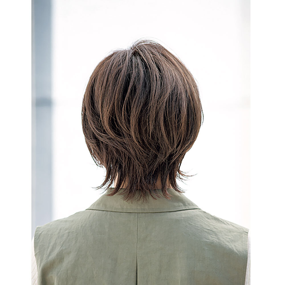 後ろから見た 40代ショートヘアスタイル人気ランキング9位
