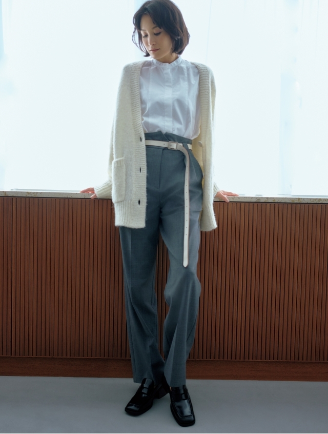 おしゃれが見違える 最旬ベルトコーデ6選 これ一本で 決まってる 感 Web Eclat 50代女性のためのファッション ビューティ ライフスタイル最新情報