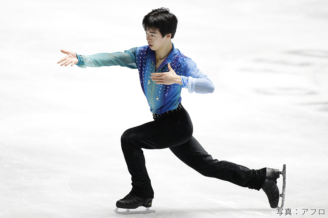2019年フィギュアスケート全日本選手権男子SPでの鍵山優真選手