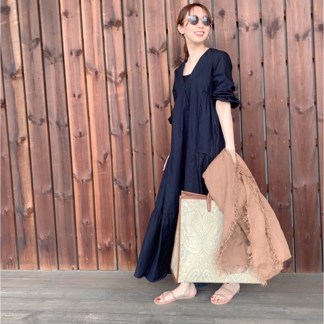 夏のブラウンで品よくこなれる! 大人のプチプラ高見えも叶えるブラウンコーデまとめ|40代ファッション_1_29