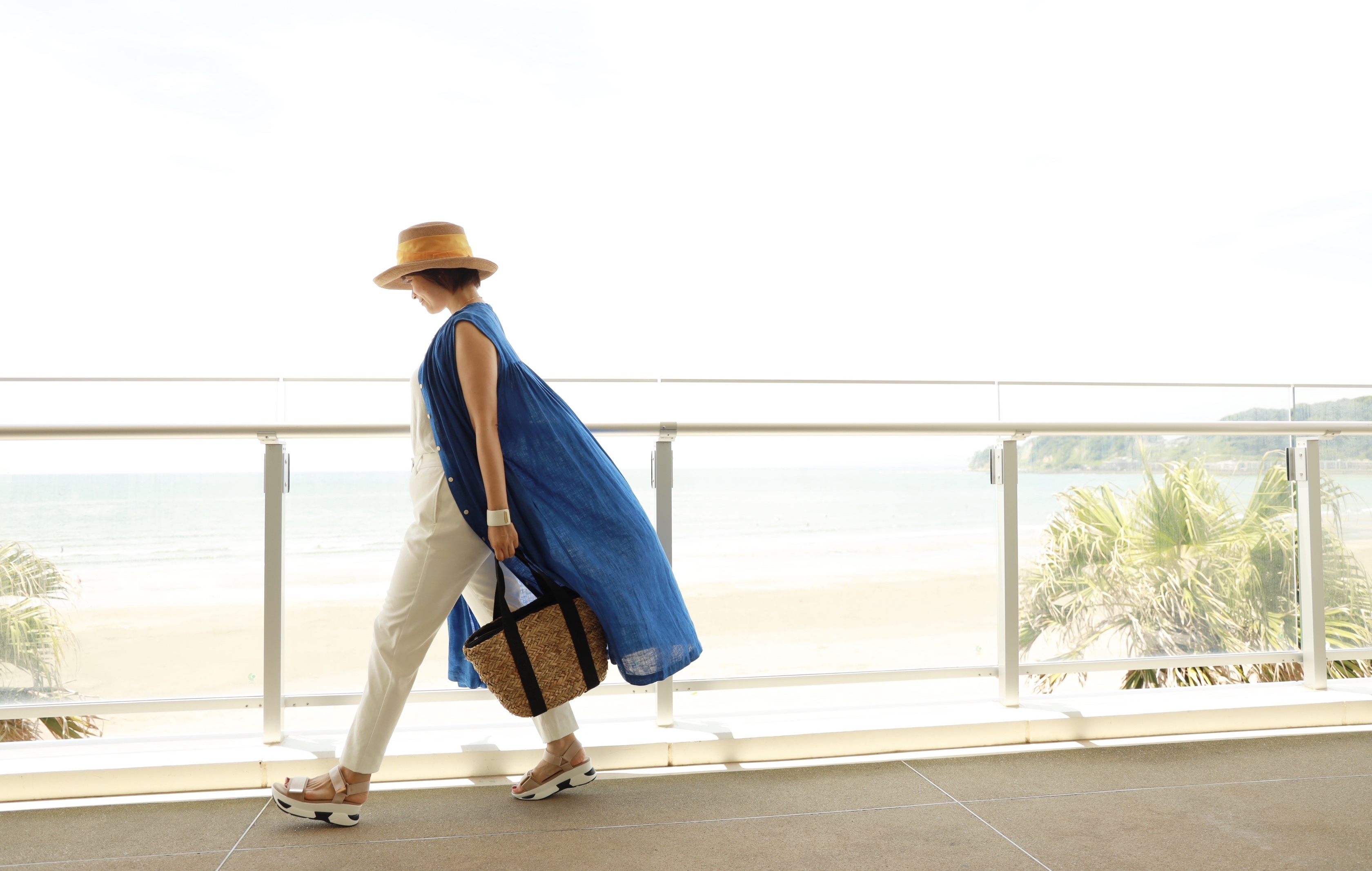 エクラ9月号掲載の海街ワンマイルコーデ_1_2