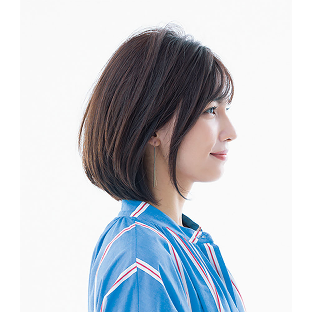 横から見た人気ヘアスタイル6位の髪型