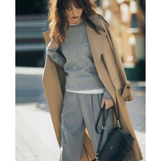 大人にちょうどいい華やかさを演出してくれる ボルドーニット を着まわし ファッション誌marisol マリソル Online 40代をもっとキレイに 女っぷり上々