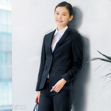 究極の就活スーツならココ Aoki のシルエット 着心地をチェック Non No Web ファッション 美容 モデル情報を毎日お届け