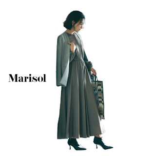 ランチデートはテラス席で 甘さ控えめの春ワンピースが大人の勝負服 21 2 11コーデ ファッション誌marisol マリソル Online 40代をもっとキレイに 女っぷり上々