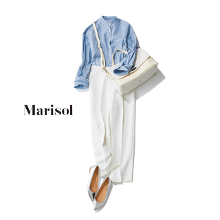 白パンツコーデ の記事一覧 ファッション誌marisol マリソル Online 40代をもっとキレイに 女っぷり上々