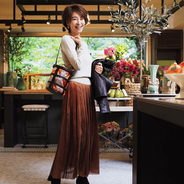 神戸マダムのこの冬お気に入りのスタイルは Jマダムのおしゃれ Web Eclat 50代女性のためのファッション ビューティ ライフスタイル最新情報