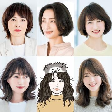 さわやかな毛束感が魅力 丸みグラデーションボブ 50代髪型 ヘアスタイル Web Eclat 50代 女性のためのファッション ビューティ ライフスタイル最新情報