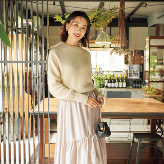 着心地抜群で シワも気にならない M7daysのジャージーワンピース ファッション誌marisol マリソル Online 40代をもっとキレイに 女っぷり上々