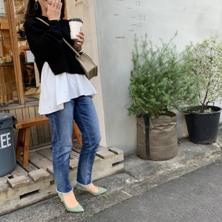 1枚で洒落見えする『SONO』のレイヤードニット!_1_4