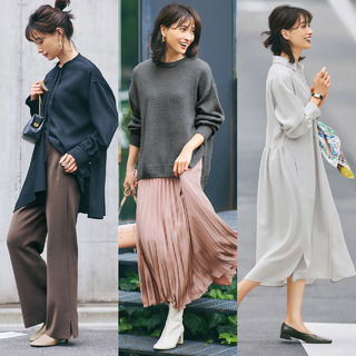 老け見えしない アラフォーが黒コーデを鮮度高く着こなすポイント 40代秋ファッション ファッション誌marisol マリソル 40代 をもっとキレイに 女っぷり上々