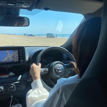 金沢観光 日本で唯一砂浜を車で走れる千里浜 Non No Web ファッション 美容 モデル情報を毎日お届け