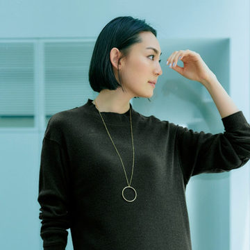 夏から秋の活躍服 Unfil のシルクジャージーtシャツドレス Web Eclat 50代女性のためのファッション ビューティ ライフスタイル最新情報