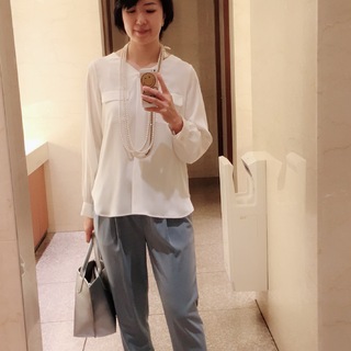 とろみブラウスで美女組さんと素敵なランチタイム☆_1_2