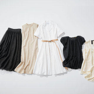 真夏日には肌なじみのよいベージュワンピースを選んで大人の肌見せを 6 16コーデ ファッション誌marisol マリソル Online 40代をもっとキレイに 女っぷり上々