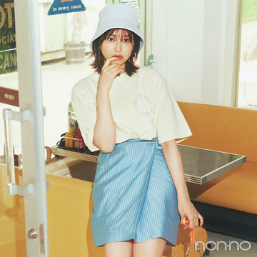 １枚でムード高まるマリンパンツは旬色トップスと 大学生の毎日コーデ Non No Web ファッション 美容 モデル情報を毎日お届け