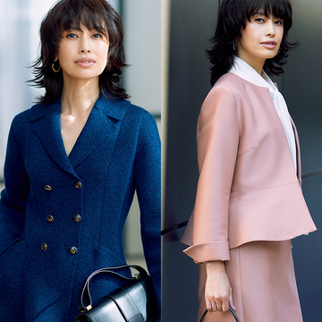 ニット素材で威圧感なし ディオール の新作バージャケット 堅くない ジャケット Web Eclat 50代女性のためのファッション ビューティ ライフスタイル最新情報