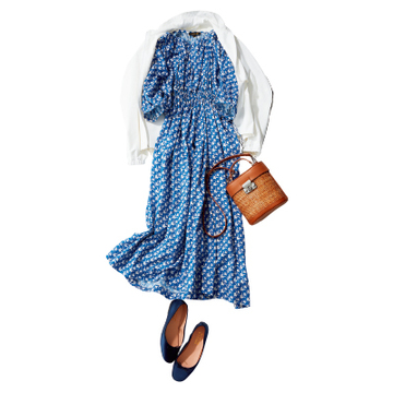 アクティブなコットンジャージー素材で買い出しも軽やかに ワンピース30days Web Eclat 50代女性のためのファッション ビューティ ライフスタイル最新情報